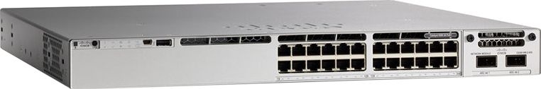 Switch Cisco Catalyst C9300-24P-E — 24 cổng 1G PoE+, Uplink Module, Network Essentials
