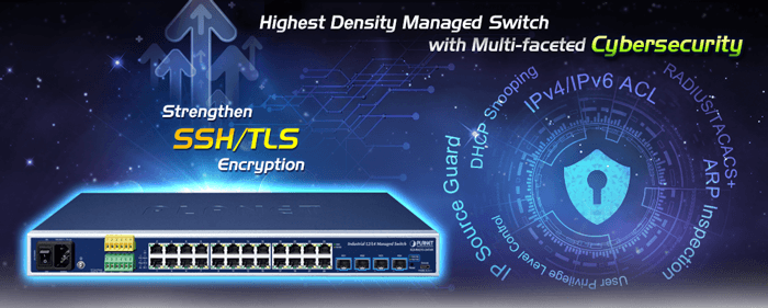 PLANET IGS-R4215-24T4X – Switch công nghiệp L2+ quản lý, 24 cổng Gigabit + 4 cổng 10G SFP+ gắn rack