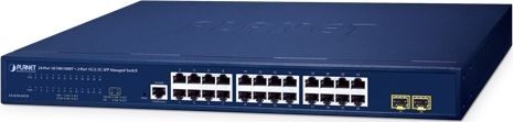PLANET GS-4210-24T2S – Switch quản lý L2/L4 Gigabit 24 cổng + 2 SFP 1G/2.5G