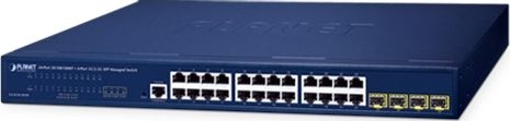 PLANET GS-4210-24T4S / GS-4210-24T4SR - Switch Quản Lý L2/L4 Gigabit 24-Port + 4 SFP 1G/2.5G