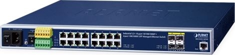PLANET IGS-5225-16T4S – Switch Công Nghiệp L2+ Quản Lý 16 Cổng Gigabit + 4 Cổng SFP 100/1000X